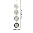 thumbnail image 4 of BKER Stainless Steel Wind Chime Hanging Ornament Circular Heart Shaped Spiral Design For Bird Deterrence, 4 of 5