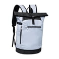 thumbnail image 4 of Siruishop Roll Top Backpack Stylish Expandable Tennis Backpack for Gym Camping Fitness White, 4 of 8