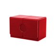 thumbnail image 4 of Caja de almacenamiento de baraja de cartas portátil, caja organizadora de s capacidad, caja de almacenamiento de s para juegos de cartas coleccionables, de Rojo Sunnimix Caja de almacenamiento de tarjetas, 4 of 6