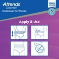 thumbnail image 5 of Discreet Women's Protective Underwear with Dual Leakage Protection for Adult Incontinence Care (Choose Your Count), 5 of 10