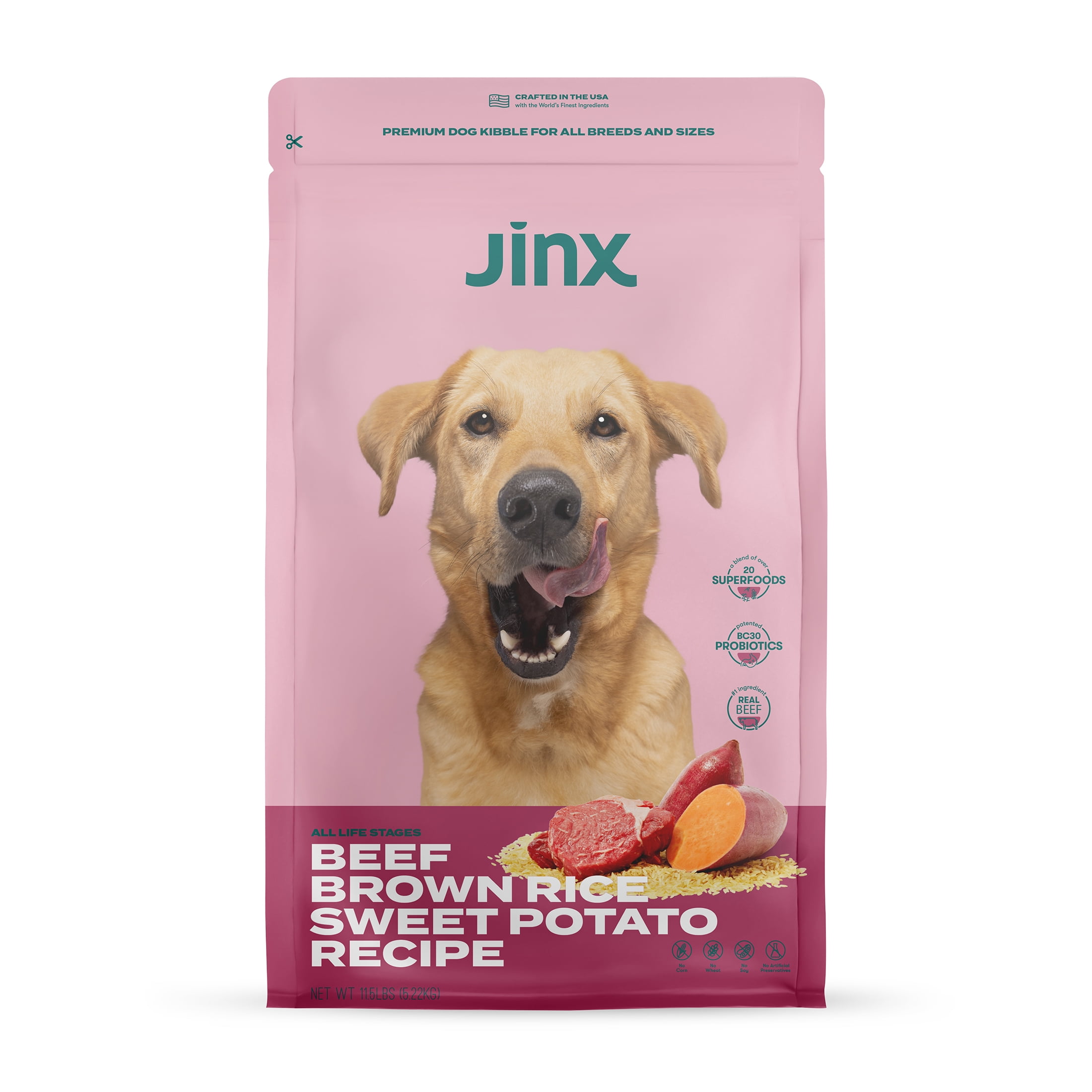 Jinx Beef Brown Rice Sweet Potato Dry Dog Food 11 5 Lb Bag sweet-potato-brown-rice-pudding-recipe