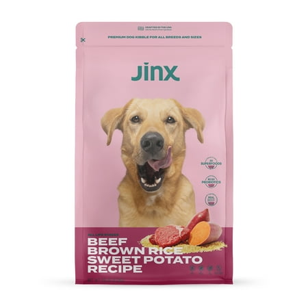 Jinx Beef, Brown Rice & Sweet Potato Dry Dog Food, 11.5 lb. Bag