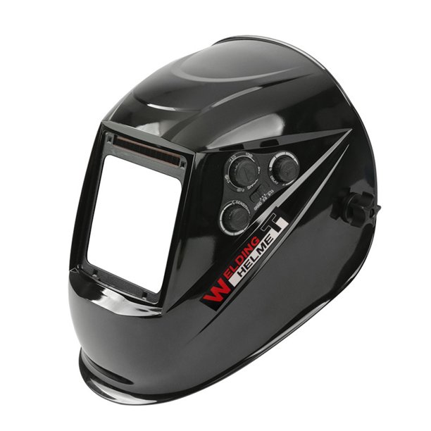 Máscara de soldadura de atenuación automática de carga solar Máscara facial de soldadura de color verdadero de vista grande 130 ℃ Máscara facial de oscurecimiento automático resistente a altas temper