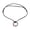 Black, variant on Stylish Minimalist Circle Ring Pendant Necklaces Ethnic Hippy Wrap Clavicle