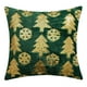 thumbnail image 2 of Funda de Almohada Navideña con Renos y Copos de Nieve, Decorativa con Lentejuelas, de Peluche Rojo, Bordada, con Forma de Reno, Ideal para Decoración Navideña., 2 of 6