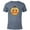 Navy Heather, variant on The Bob’s Burgers Movie Gene Belcher - Short Sleeve Blended T-Shirt for Adults - Customized-Dark Heather