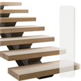 thumbnail image 1 of LINCONSON Clear Slip Resistant Stairs Tread Grip Tape | 4â x 32â | Anti Slip Strips-PVC Free (15 Pack) | Easy Install Roller Included, 1 of 7