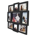 thumbnail image 4 of 9-Opening 16x19 Black Wall Photo Frame Collage PVC Gallery Style with Black Edge, 4 of 5