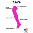 thumbnail image 2 of TCK Prosport Performance Fit Over the Knee Baseball & Softball Socks – Hot Pink, X-Large, 2 of 2