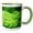 Green/White, variant on 3drose, Minnesota, Gooseberry Falls Sp, Ostrich Fern Flora - Us24 Rsp0034 - Rob Sheppard, 11oz Two-tone Yellow Mug