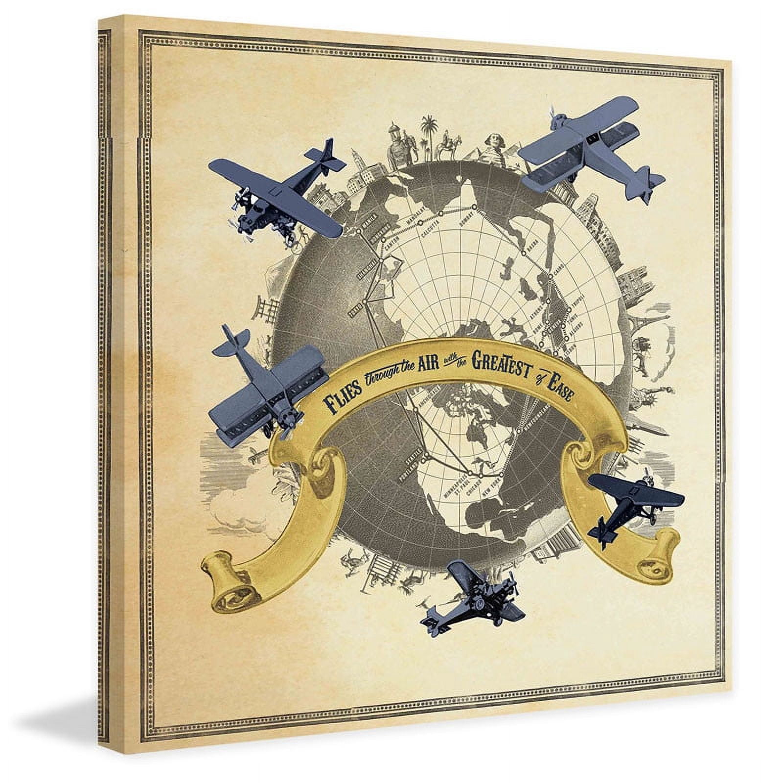 Marmont Hill "Flies Through the Air" Painting Print on Canvas