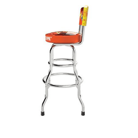 Arcade1Up - Streetfighter Swivel Upholstery High Back Stool - Multi