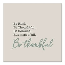 Creative Products Be Thankful Harvest Sentiment 16 x 16 Canvas Wall Art