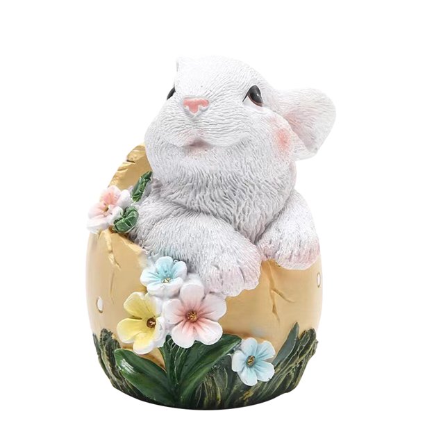 Mini conejito de juguete decoración de escritorio miniaturas de conejo para regalo de Pascua para niños Hugtrwg Para estrenar