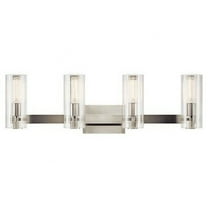 55169NI Kichler Lighting Jemsa - 4 Light Bath Vanity In Modern Style-9.75 Inches Tall and 32 Inches Wide-Brushed Nickel Finish