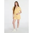 thumbnail image 4 of Joyspun Women's Dreamy Soft Collection Notch Collar Top and Shorts Pajama Set, 2-Piece, Sizes XS-3X, 4 of 7