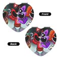 thumbnail image 2 of Zufioo Miroirs de Maquillage de Poche Portables, Miroir de Beauté Pliable Grossissant Adapté pour Portefeuille Sac à Main pour Femmes-Forme de Cœur, 2 of 9