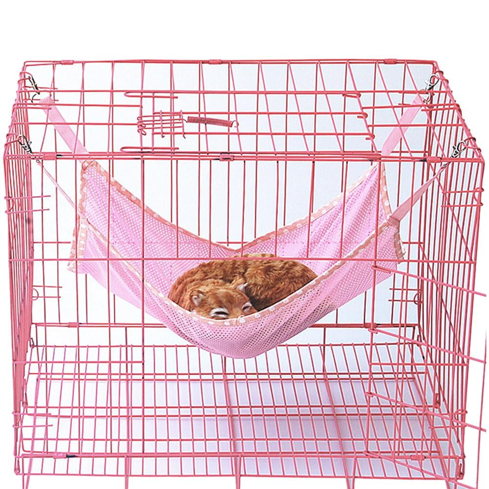 Mgaxyff Pet Cage Hammock, Cat Hammock Bed, Pet Cage Hammock Cat Rabbit