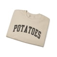 thumbnail image 3 of Potato Sweatshirt Gifts Crew Neck Shirt Long Sleeve Unisex, 3 of 7
