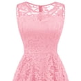 thumbnail image 6 of Dressystar Women Floral Lace Homecoming Dresses Female Knee-Length Cocktail Party Dress, 6 of 8