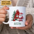 thumbnail image 2 of Hyturtle Personalized Elf Christmas Gifts For Family - Custom Name Initial Ceramic Coffee Mug Cup 11oz - Monogram Alphabet Mug Gifts For Women, Men, Kids On Birthday, Christmas Thankgiving, 2 of 5