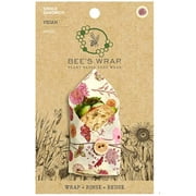 Bee's Wrap Sandwich Beeswax Wrap, Meadow Magic Print - Plastic-Free Food Storage