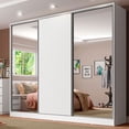 thumbnail image 2 of Ropero Closet Madesa Royale 3 Puertas 2 Espejo Blan, 2 of 7