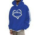 thumbnail image 1 of toraway Sweatshirts à Col Rond Design Graphique pour Hommes Fans de Football Chandail Vintage Joueur Rétro Chandail à Capuche Tops L, 1 of 4