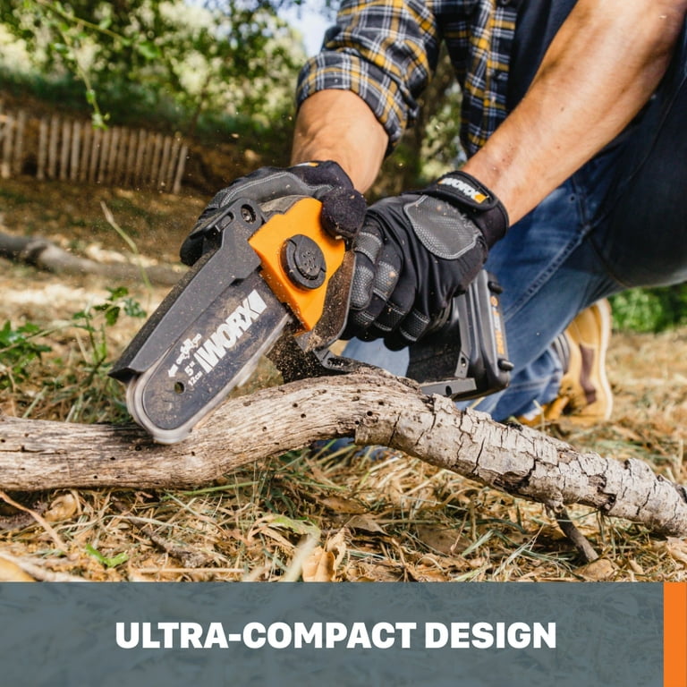Black & Decker BCCS320C1 20V MAX Lithium-Ion 6 in. Cordless Pruning  Chainsaw Kit