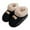 Black, variant on HNMKIU Corduroy On Slippers for Women with Backstrap Indoor Outdoor Comfort Shoes Lined for Fall and Winter Seasons Black,6