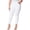 White, variant on Jessica Simpson Womens Plus High Rise Destroyed Skinny Jeans