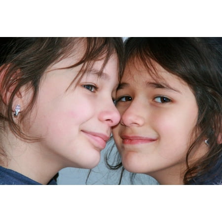 LAMINATED POSTER Innocence Smile Beauty Sisters Love Portrait Poster Print 24 x 36