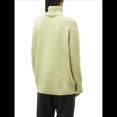 thumbnail image 3 of Suéter de Punto Grueso para Mujer, Jersey de Larga Cálido de Invierno, Top Informal. Amarillo-Verde Talla Única, 3 of 8