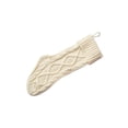 thumbnail image 4 of ZAXARRA Bas de Noël Classiques en Tricot Torsadé pour Cheminée, 4 of 6