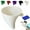 White, variant on Flour Funnel for Kitchen Aid Mixer, Kitchen Aid Attachments for Mixers Accessories,Diameter Enables Guided Pouring Tilt-Head,Stand Mixer Attachment, Prevents Spills and Messes(White)