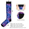 thumbnail image 3 of FORMRS Womens Knee High Socks Casual Long Thick Travel Daily Wear, 1 Pair, Neon Pink Starfish, 3 of 6
