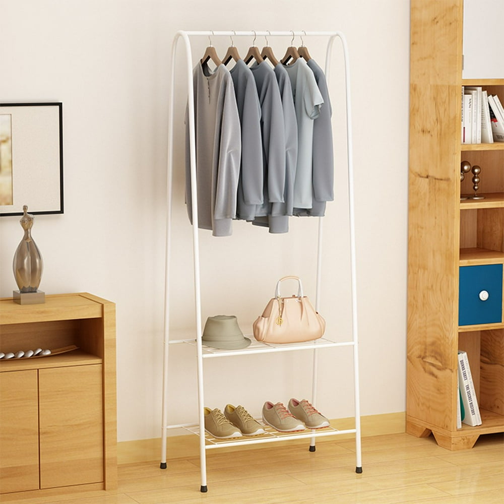 Morningtime Clothing Rack Coat Organizer Storage Shelving Unit Entryway ...