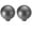 Gray, variant on HDJNal Minimalist Style Solid Ball Shape Zinc Alloy Cabinet Pulls/Handles/Knobs, Strong and Durable for Drawer and Wardrobe (2 Pcs , Light Green Knob-Single Hole)