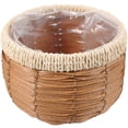 thumbnail image 2 of SHISUYAN Woven Planter Basket Natural Handwoven Plant Pot Container Farmhouse Planter Rattan Basket, 2 of 9