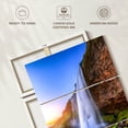 thumbnail image 6 of Elephant Stock Icelandic Seljalandsfoss Falls Wall Art - Vertical Multi Panel Canvas - Living Room Wall Decor - Wellness Multi Panel - Gray And Beige Decor - 32" x 50", 6 of 8