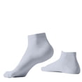 thumbnail image 2 of Crew Socks for Men Low-Cut Lightweight Casual Solid Color Breathable Everyday Athletic Workout Work Ankle Sock, 2 of 5
