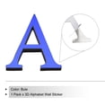 thumbnail image 3 of Unique Bargains 3D Acrylic Alphabet Mirror Wall Stickers Letter a Self-Adhesive Home Decor Letter Sign Art Sticker Decal  Blue, 3 of 7