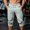Mint Green, variant on Daiosportswear Men's Drawstring Breathable Outdoor Capris with Zipper Pockets Mint Green XL