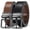 Black/Gognac, variant on Maikun Men's Belt Reversible Leather Belts for Men One Belt Reverse For 2 Sides Classic Dress Casual Belts