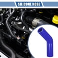 thumbnail image 2 of Unique Bargains 1 Pcs 32mm 1.26" ID 102mm 4.02" Length 45° Blue Car Silicone Hose, 2 of 7