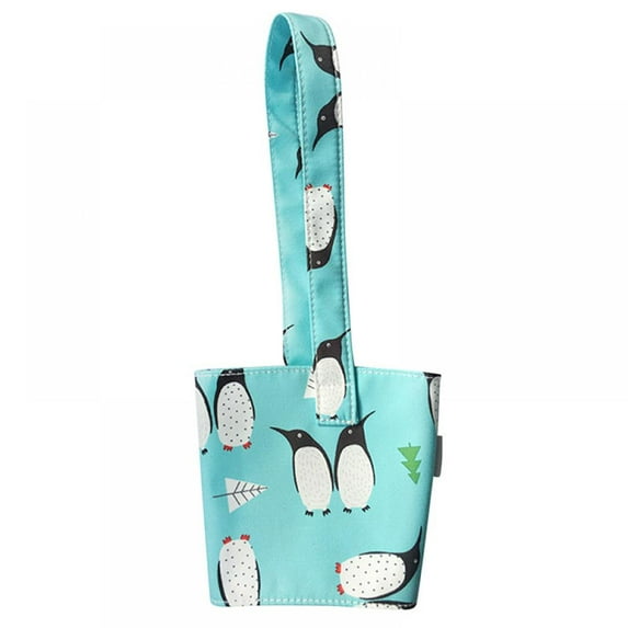 Stibadium Portable Cup Bag Carrier Pure Cotton Cloth Cup Cover for Milk Tea Juice Lovely Odorless Small Gift Handbag