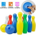 thumbnail image 4 of Yirtree 12Pcs/Set Giggle N Go Kids Bowling Set Indoor Games or Outdoor Games for Kids. Hilariously Fun Giant Yard Games for Kids and Adults. Fun Sports Games for Kids, 4 of 8
