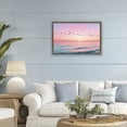 thumbnail image 2 of Stupell Industries Flight Over Pastel Ocean Brown Framed Floater Canvas Wall Art design by Pink Sherbet Photography, 21 x 31, 2 of 9