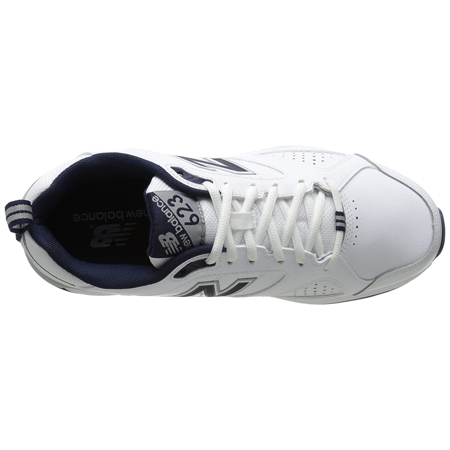 new balance 623 men's white navy