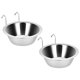 thumbnail image 1 of Cuencos Fri4Free de acero inoxidable para colgar perros, 2 unidades, 600 ml, 1 of 7